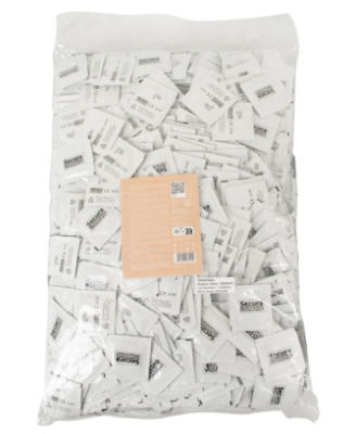 Lot de 1000 préservatifs latex lubrifiés 53 mm 